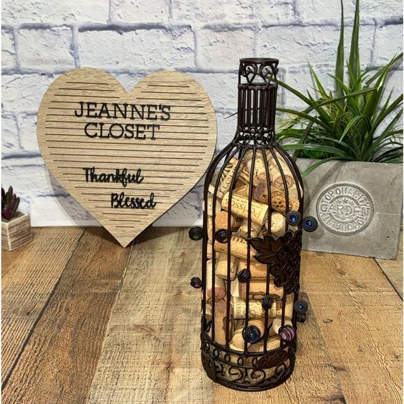 CORK CAGE WINE BOTTLE - Picture 3 of 7